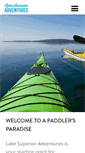 Mobile Screenshot of lakesuperioradventures.ca